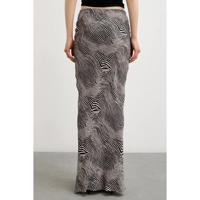 Maxi Boy Verev Etek Krem