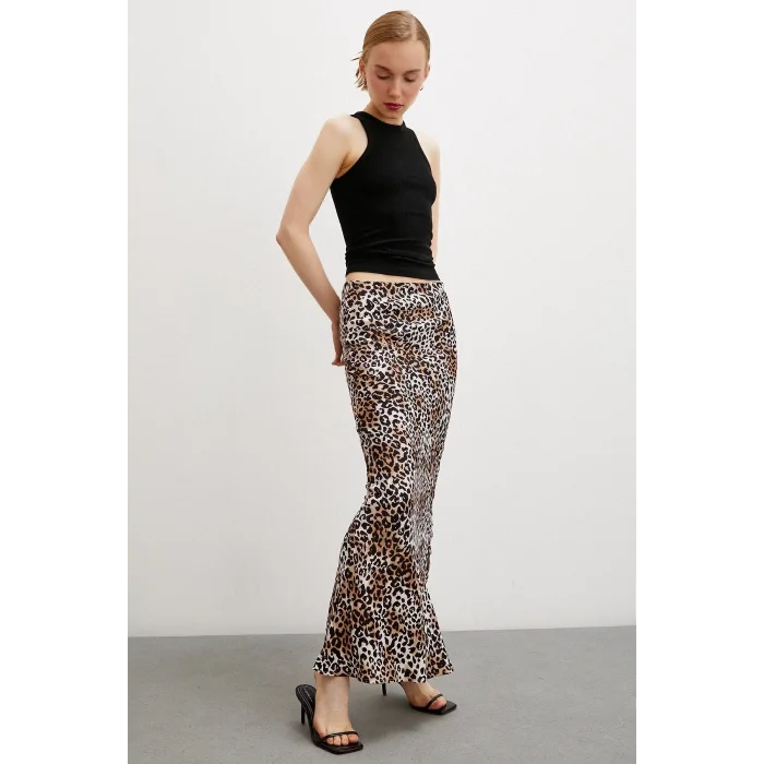 Maxi Boy Verev Etek Siyah