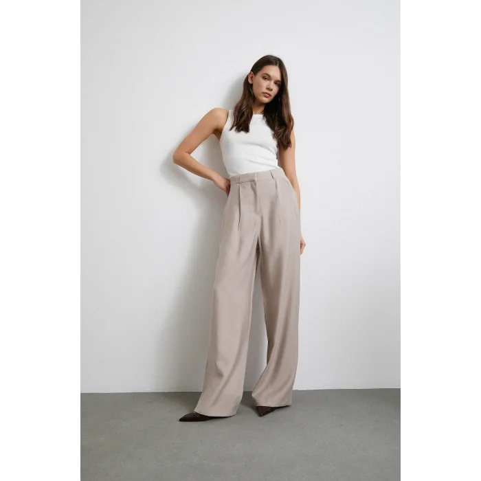 Modal Palazzo Pantolon Bej