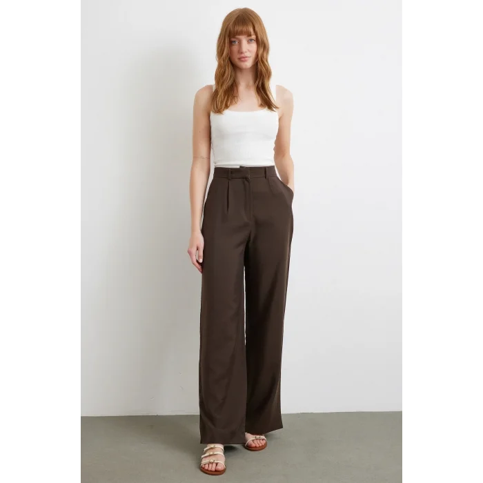 Modal Palazzo Pantolon Kahve