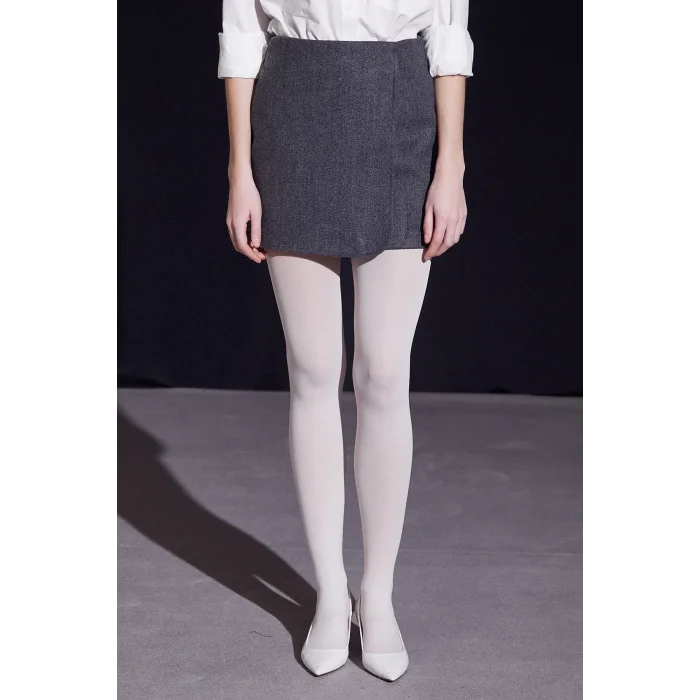 Önü Katlı Kaşe Etek Antirasit