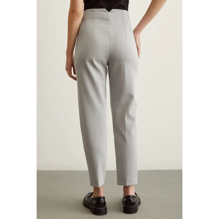 Skinny Kumaş Pantolon Gri