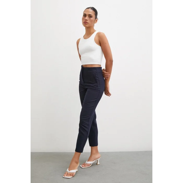 Skinny Kumaş Pantolon Lacivert