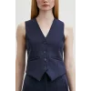Astarlı Kuplu Yelek Lacivert