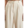 Geniş Paça Pantolon Krem