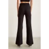 Kemerli İspanyol Paça Pantolon Siyah