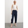 Lastikli Salaş Pantolon Lacivert