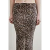 Leopar Desenli Verev Etek Bej
