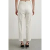 Skinny Kumaş Pantolon Ekru