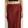 Verev Saten Etek Bordo