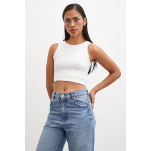 Basic Crop Top Beyaz
