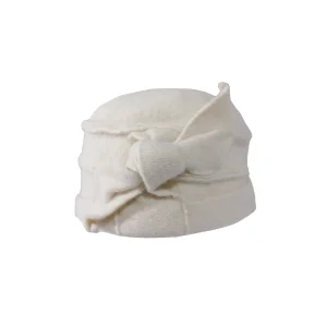 Kadın Yünlü Şapka Krem 7722