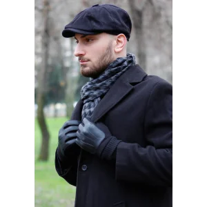 Kışlık Erkek Peaky Blinders İngiliz Driver Kasket Lacivert 7404