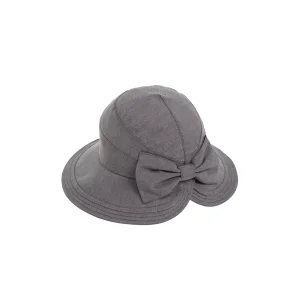 Kadın Kurdeleli Şapka Gri 1083
