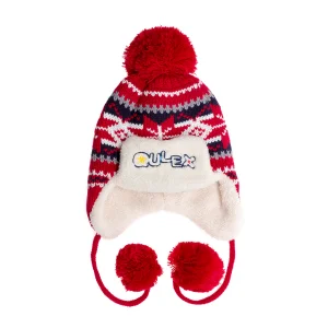 Jakarlı Unisex Çocuk Pilot Bere 1146 Kırmızı