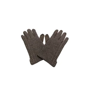 Erkek Desenli Eldiven 7278 Gri