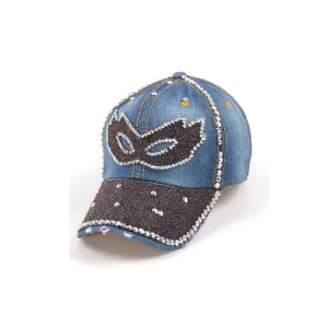 Kadın Kelebekli Kep 6263 Mavi