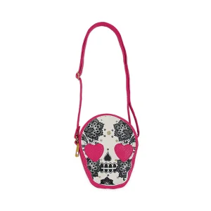 Bay Şapkacı - Kız Çocuk Kuru Kafalı Çanta 1839 Fuşya