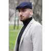 Mevsimlik Erkek İtalyan Kasket Lacivert 7811