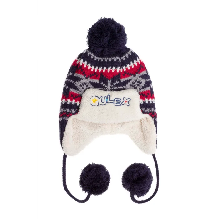 Jakarlı Unisex Çocuk Pilot Bere 1146 Lacivert