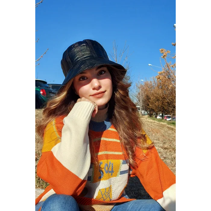 Kadın Bermuda Şapka 1128 Siyah