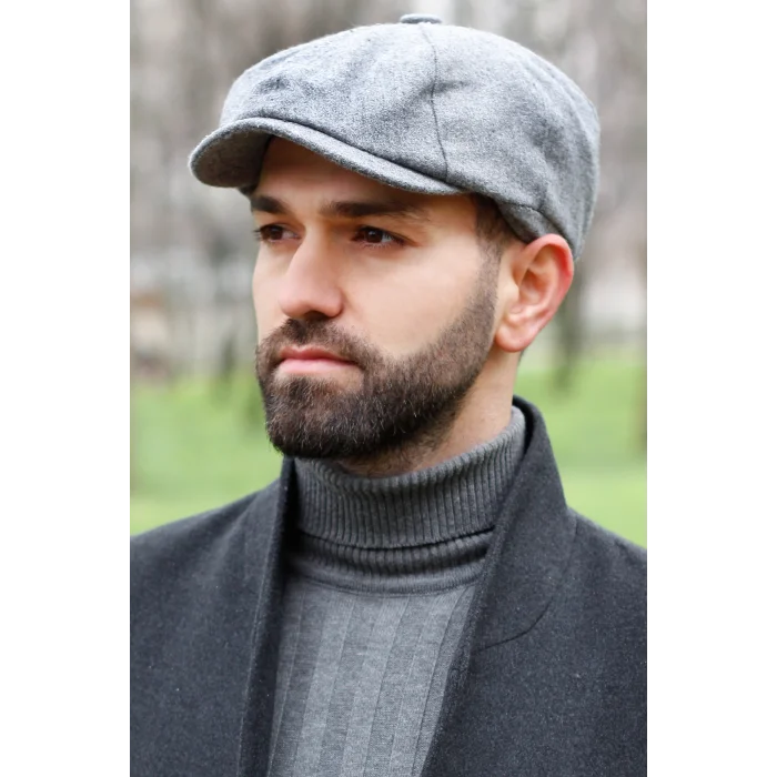 Erkek Peaky Blinders İngiliz Driver Kasket Antrasit 7404