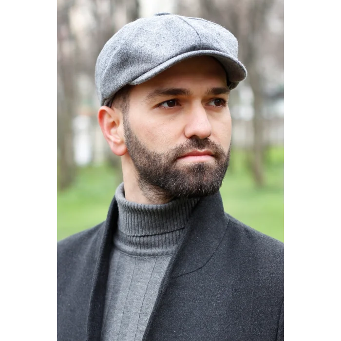 Erkek Peaky Blinders İngiliz Driver Kasket Antrasit 7404