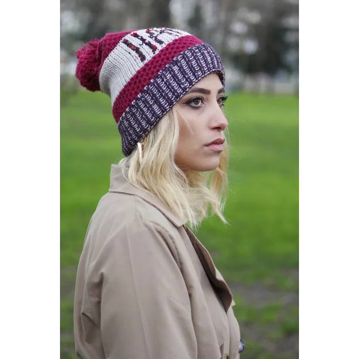 Kadın Bere Fuşya 1258