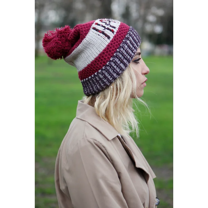 Kadın Bere Fuşya 1258