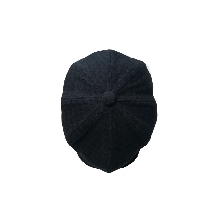 Erkek İngiliz Driver Kasket Kareli Koyu Lacivert 7404