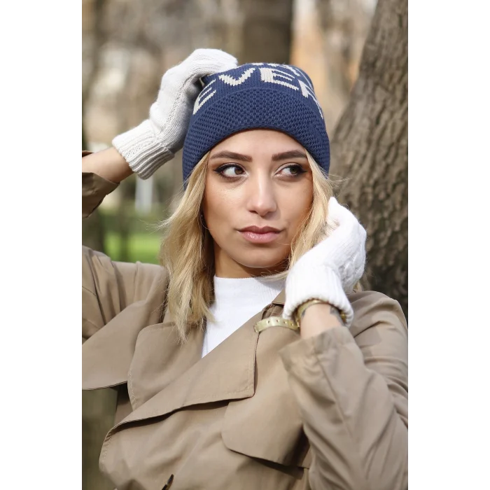 Kadın Bere Lacivert 1257