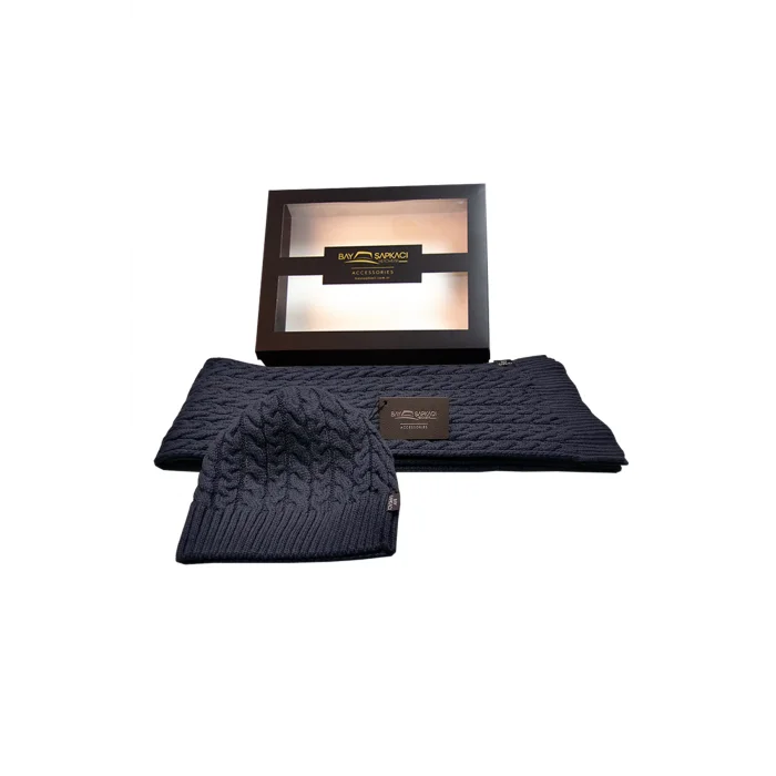 Erkek Atkı ve Bere 2li Takım 7569