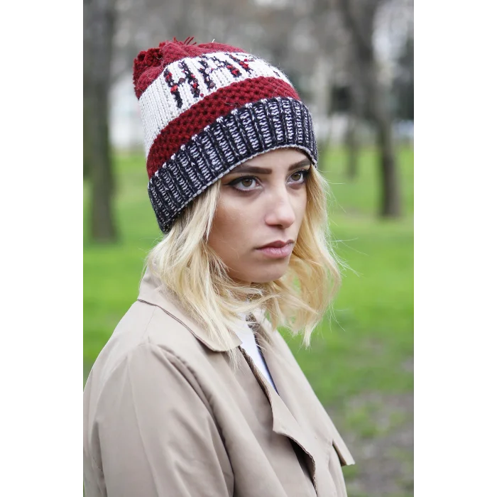 Kadın Bere 1258 Kırmızı