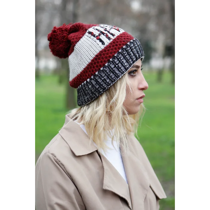 Kadın Bere 1258 Kırmızı