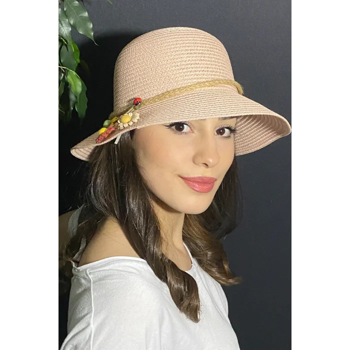Kadın Hasır Şapka 3873