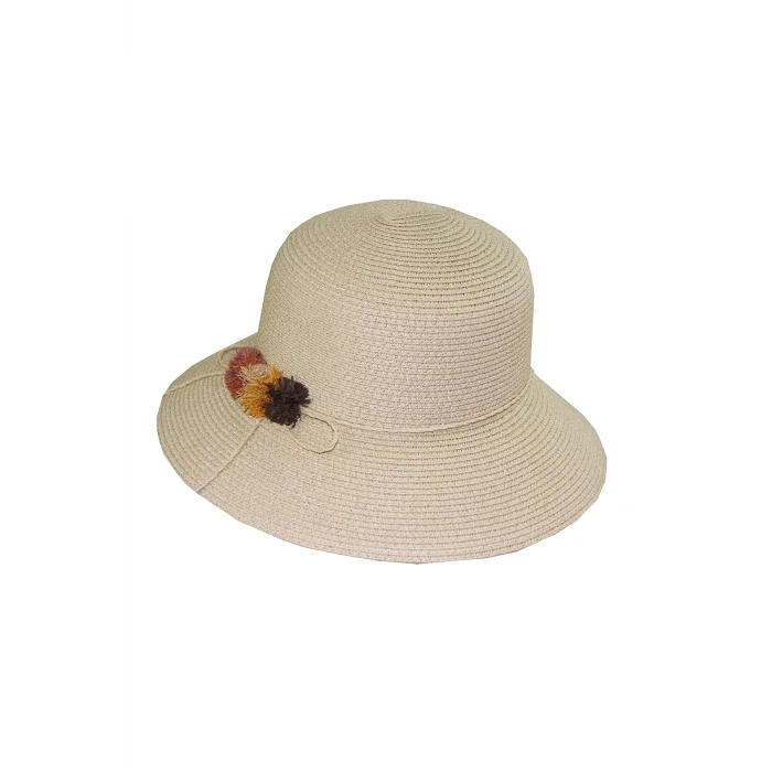 Kadın Hasır Şapka 3851 Natural