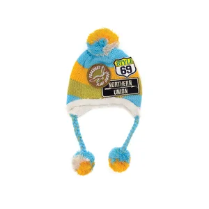 Erkek Çocuk Kulaklıklı Bere Sarı 2314