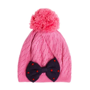 Kız Bebek Papyonlu Pembe Bere 1159 (542201246)