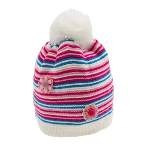 Çizgili Kız Bebek Pembe Bere 1134-0-1 Yaş (542201252)