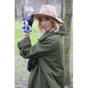 Örme Geniş Kenarlı Kadın Fötr 7171