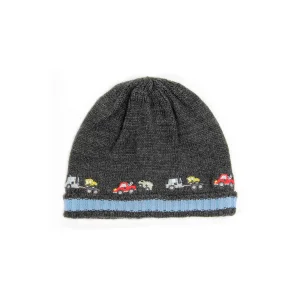 Araba Desenli Erkek Bebek Gri Bere 5764