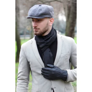 Gri Erkek Peaky Blinders İngiliz Kasket 7440