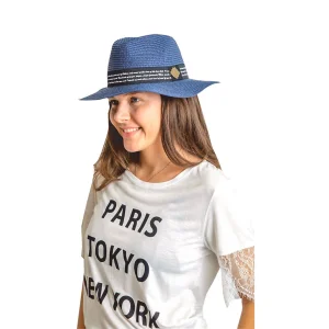 Yazılı Fötr Kadın Şapka 3240