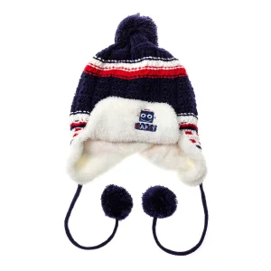 Unisex Kurt Peluş Bere Lacivert 1137