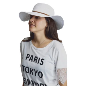 Bağcıklı Kadın Hasır Şapka 1437