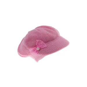Siperli Kız Çocuk Şapka Pembe 7167