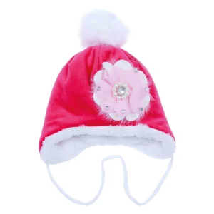 İçi Peluş Kız Çocuk Pembe Bere  Fuşya 4845