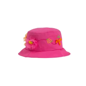 Çiçekli Kız Çocuk Bermuda Şapka 2113