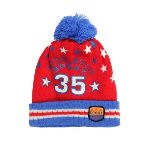 35 Baskılı Erkek Çocuk Bere Kırmızı 2507