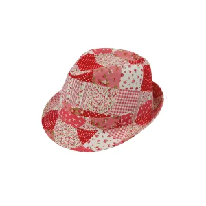 Desenli Kız Çocuk Fötr Şapka 5908